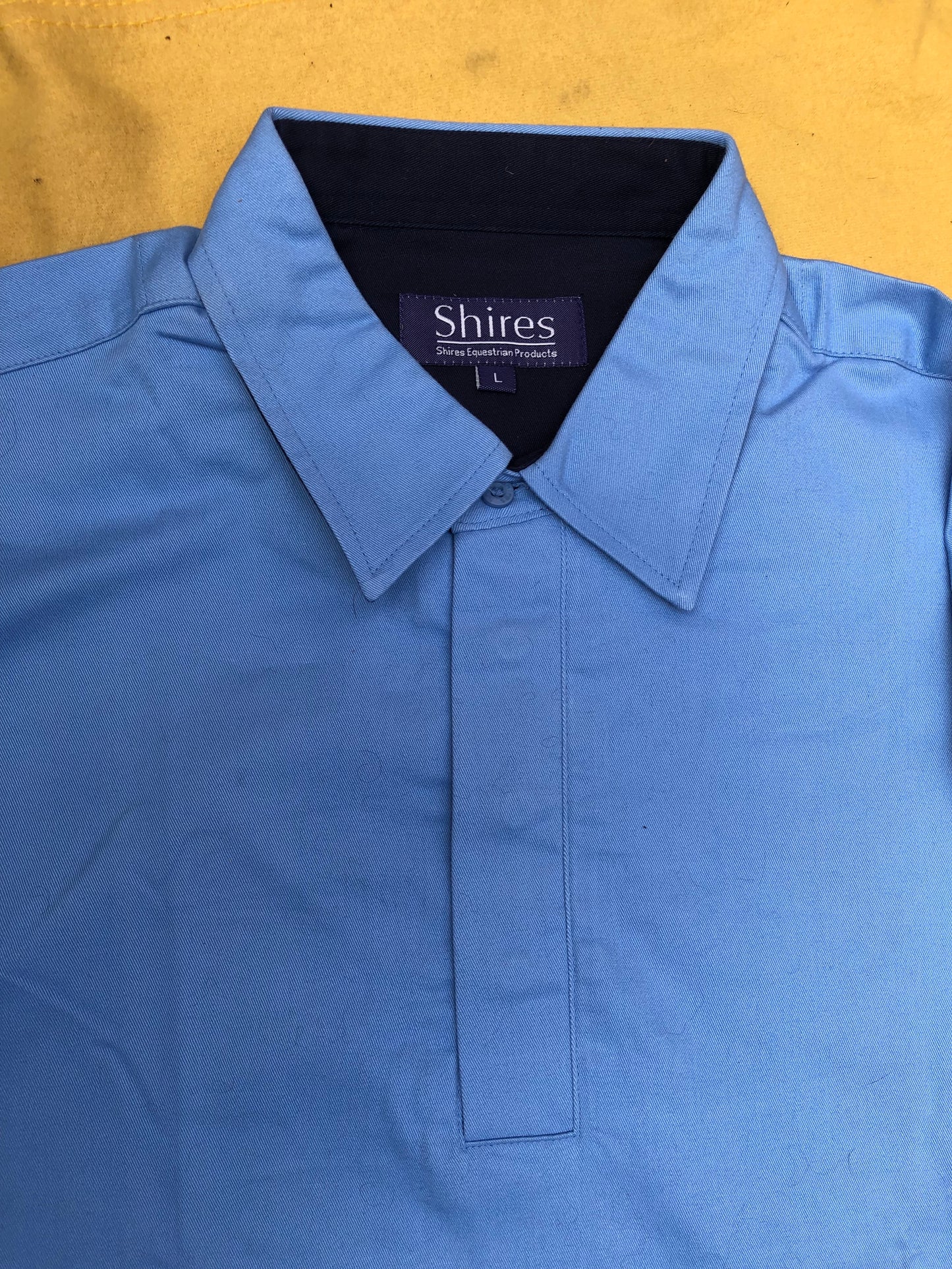 NEW shires long sleeve shirt pink/navy/blue/light blue size S/M/L/XL FREE POSTAGE