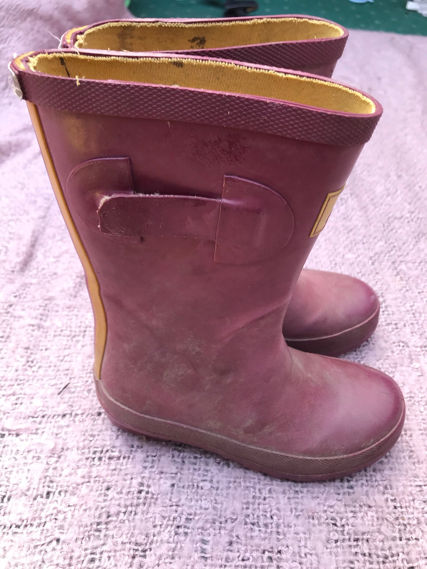children’s joules purple wellies size 10 FREE POSTAGE *
