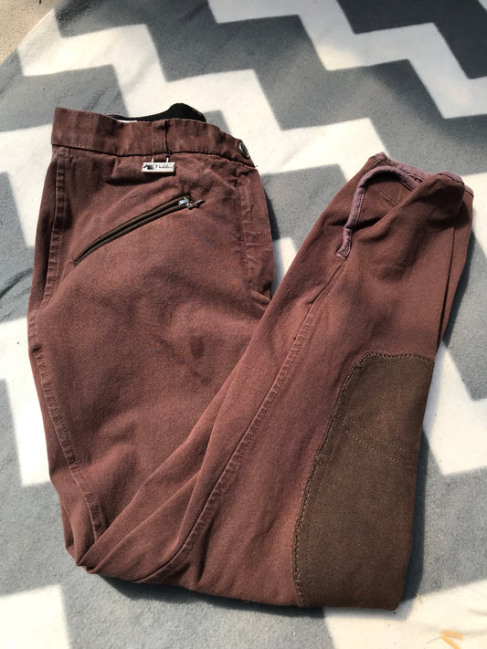 Dublin brown breeches size 8 (26)