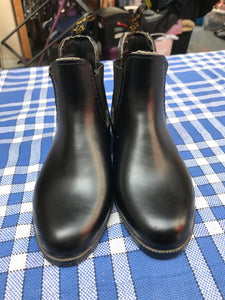 Black rubber jodhpur boots size 12 FREE POSTAGE*