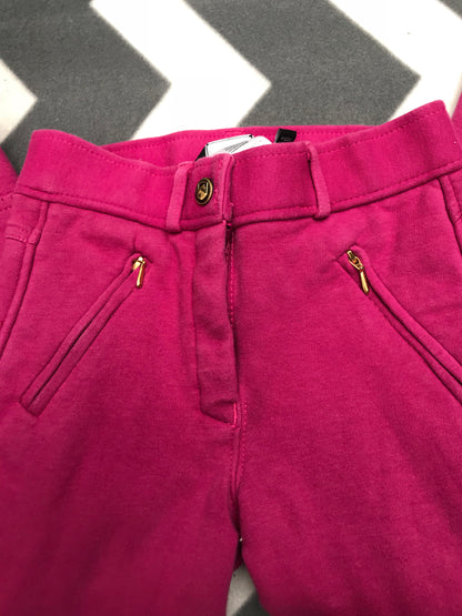 Requisite fleece lined breeches pink age 7-8 FREE POSTAGE