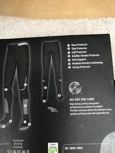 NEW inco children’s ski/thermal tights age 6-8 years black FREE POSTAGE