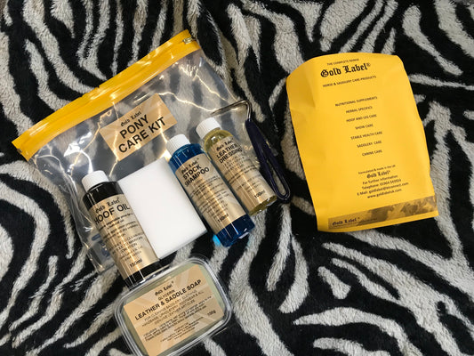 New gold label pony care kit