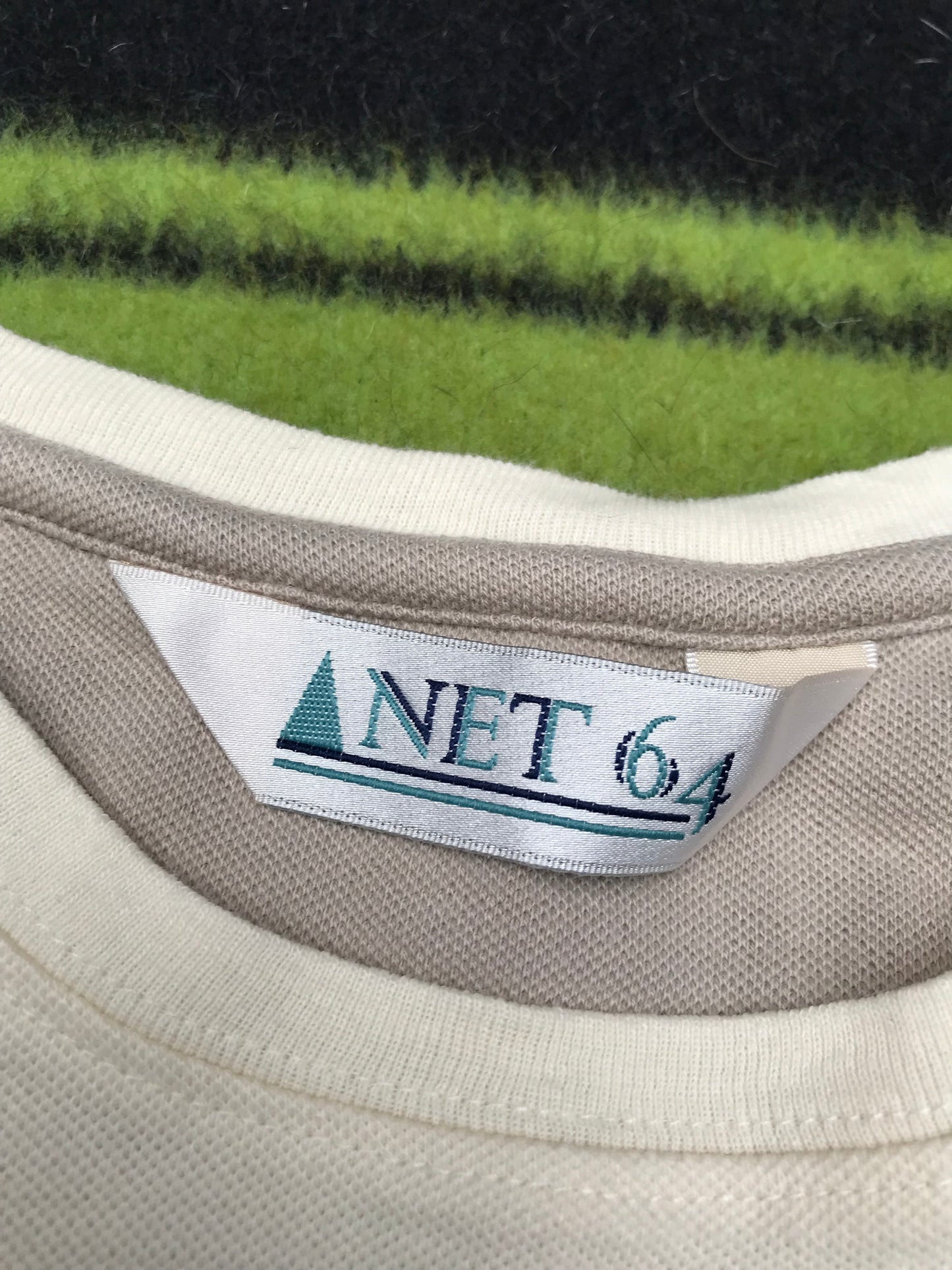 Net 64 cream Tshirt size M FREE POSTAGE