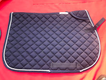 shires small navy saddle cloth FREE POSTAGE