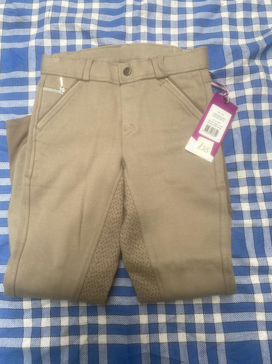 New qhp beige breeches with pimple Bum age 10 FREE POSTAGE🟢