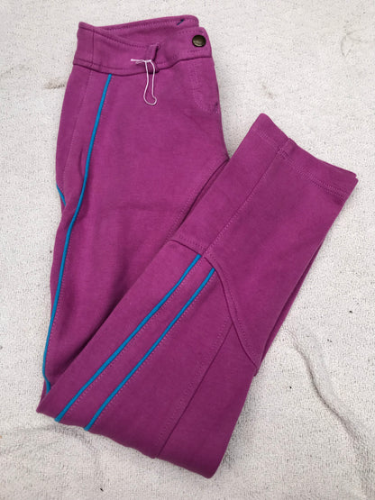 Shires jodhpurs pink and blue 26” (8) FREE POSTAGE