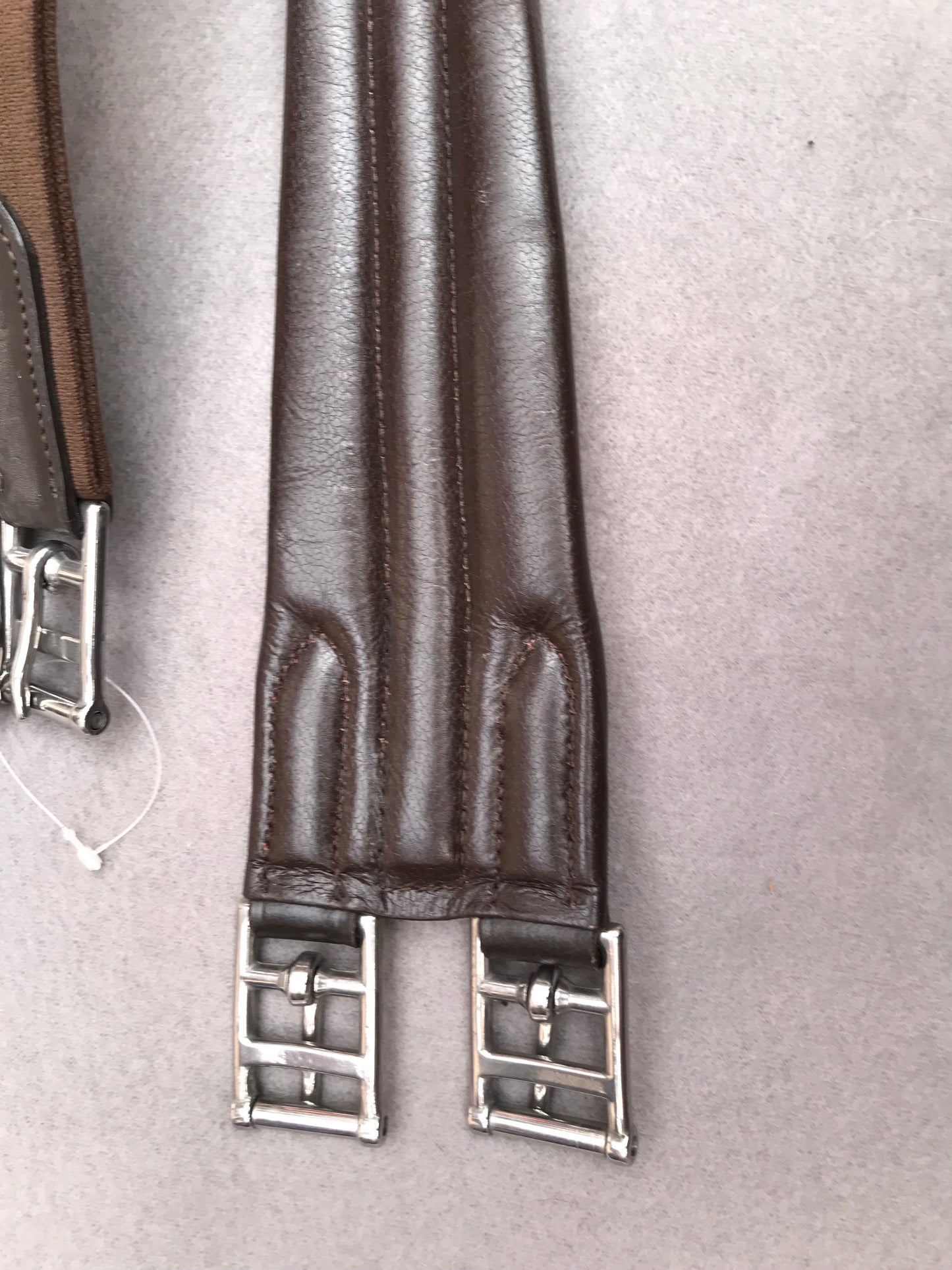 NEW brown soft leather girth FREE POSTAGE