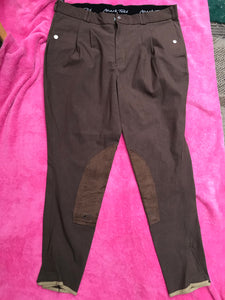 Mark Todd brown breeches size 20 (38) FREE POSTAGE