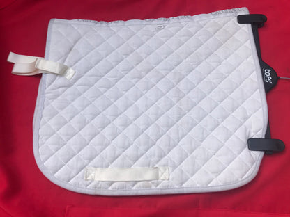 cottage craft dressage pony saddle cloth white FREE POSTAGE