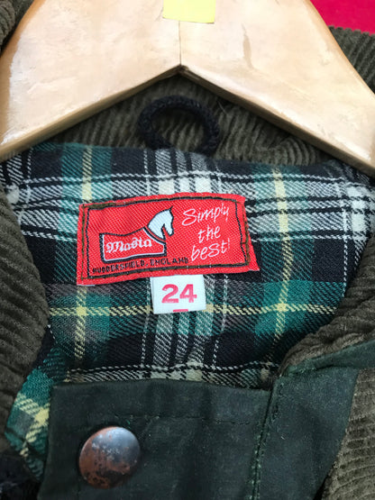 masta wax coat size 24” green FREE POSTAGE