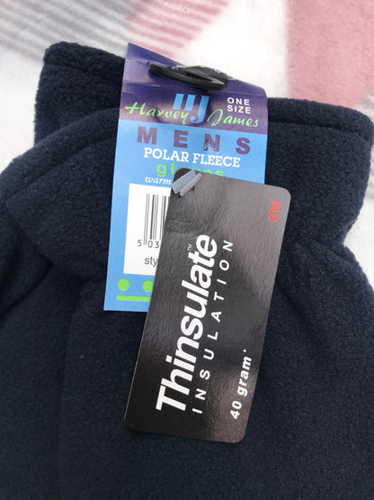 New thinsulate insulated gloves navy one size FREE POSTAGE