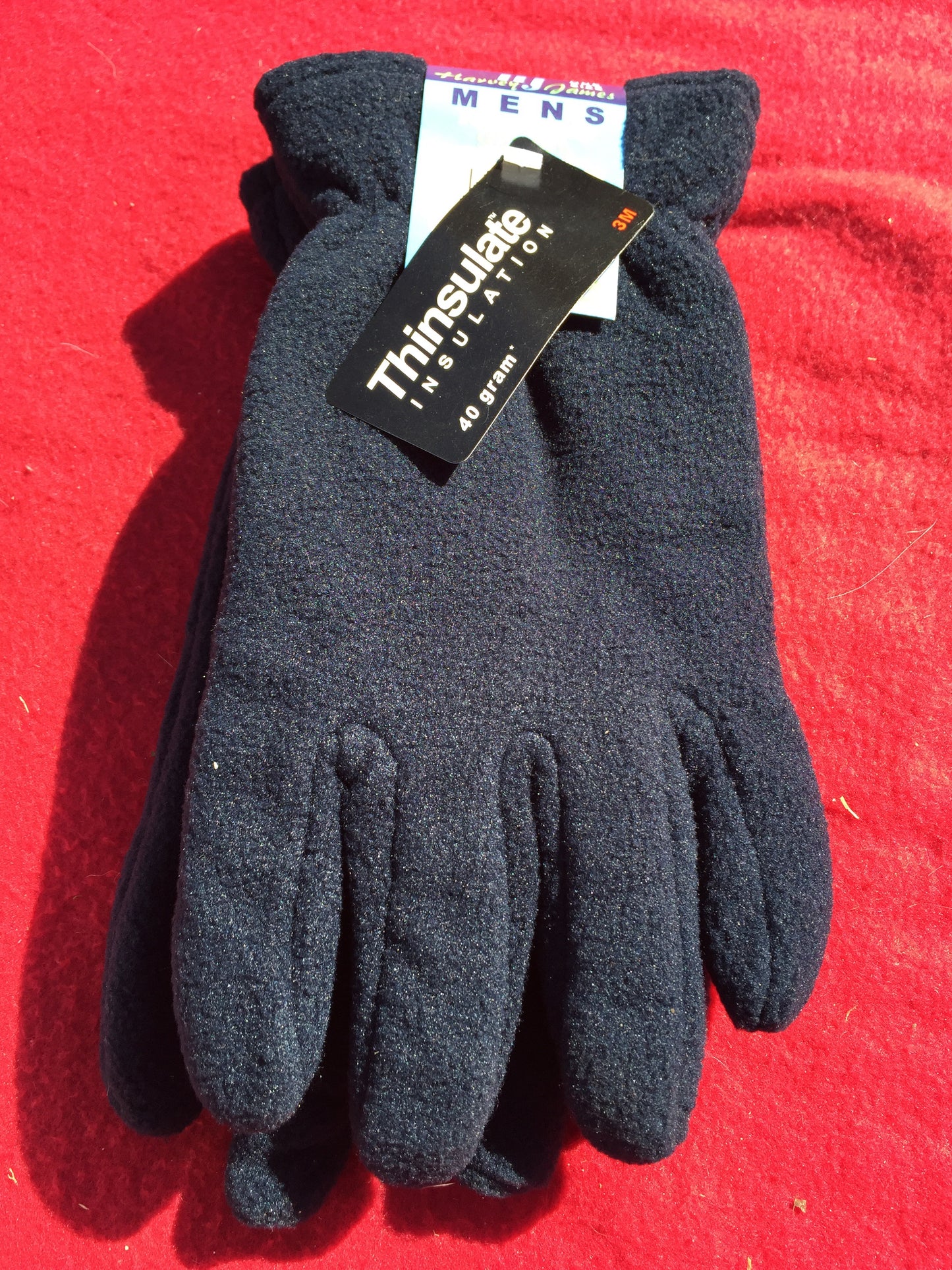 BRAND NEW navy thinsulate gloves FREE POSTAGE